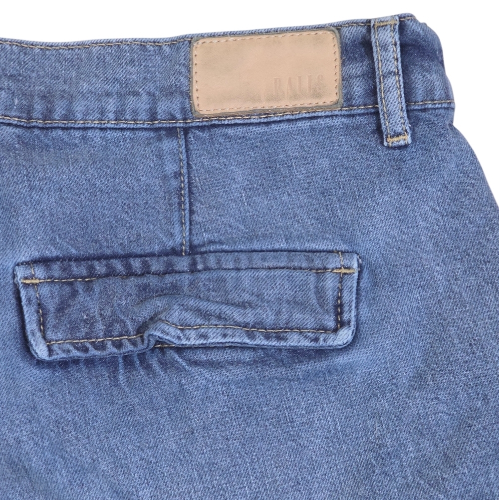 Rails Speedway Cargo Relaxed Boyfriend Pant Breezy Blue Wash Relaxed Denim Jeans - Picture 10 of 10